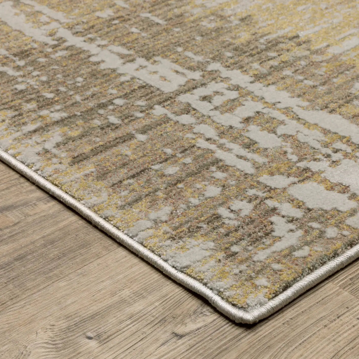 Oriental Weavers Sphinx Mallory MAL06 Brown Rugs - corner detail