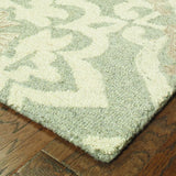 Oriental Weavers Sphinx Craft 93004 Grey / Sand Rugs - corner detail