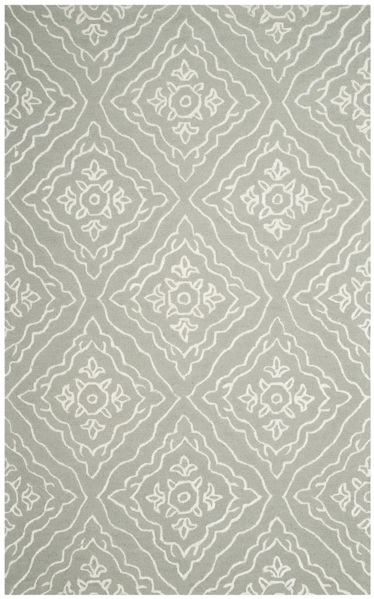 Safavieh Manchester 5'-0" x 8'-0" Rug in Slate / Ivory