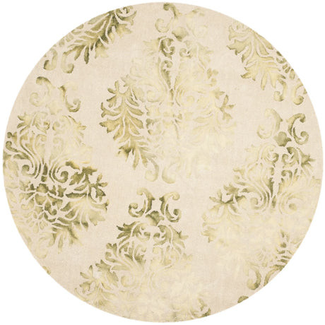 Safavieh Dip Dye 7'-0" x 7'-0" Rug in Beige / Green