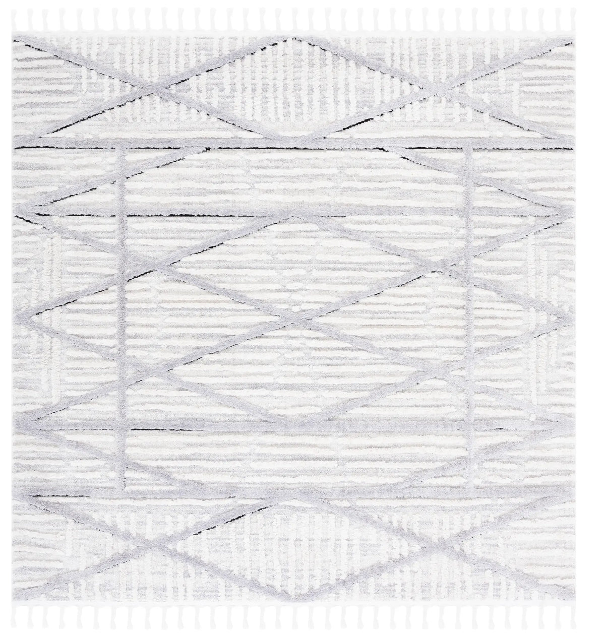 Safavieh Marrakesh 6'-7" x 6'-7" Rug in Beige / Grey