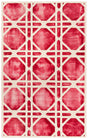 Safavieh Dip Dye 4'-0" x 6'-0" Rug in Ivory / Red
