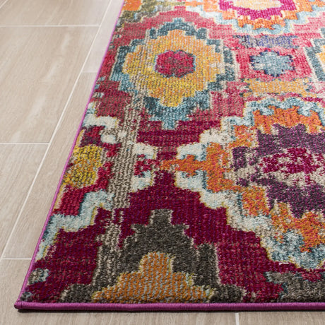 Safavieh Monaco 5'-1" x 7'-7" Rug in Red / Blue