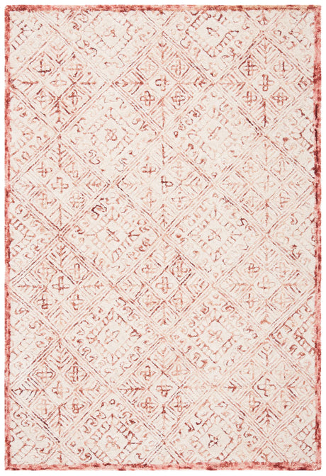 Safavieh Glamour 4'-0" x 6'-0" Rug in Pink / Ivory