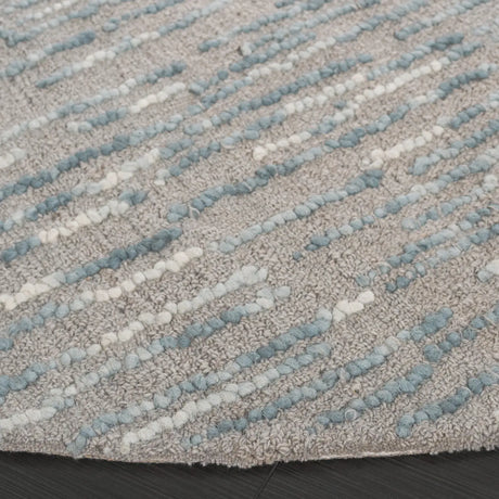 Safavieh Abstract 6'-0" x 6'-0" Rug in Grey / Blue