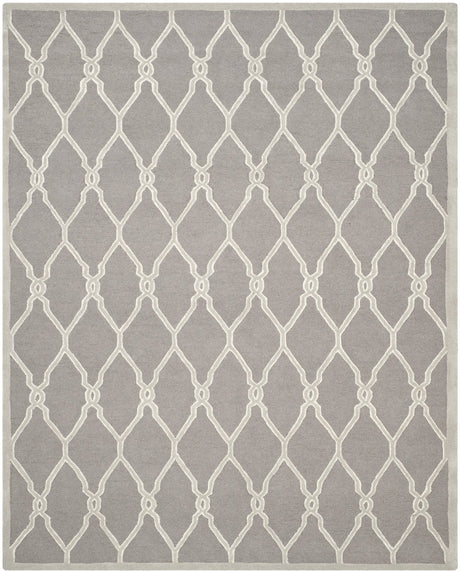 Safavieh Cambridge 10'-0" x 14'-0" Rug in Dark Grey / Ivory