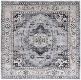 Safavieh Brentwood 6'-7" x 6'-7" Rug in Grey / Black