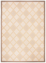 Safavieh Courtyard 6'-7" x 9'-6" Rug in Dark Beig / Beige