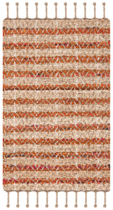 Safavieh Cape Cod 2'-3" x 3'-9" Rug in Orange / Natural