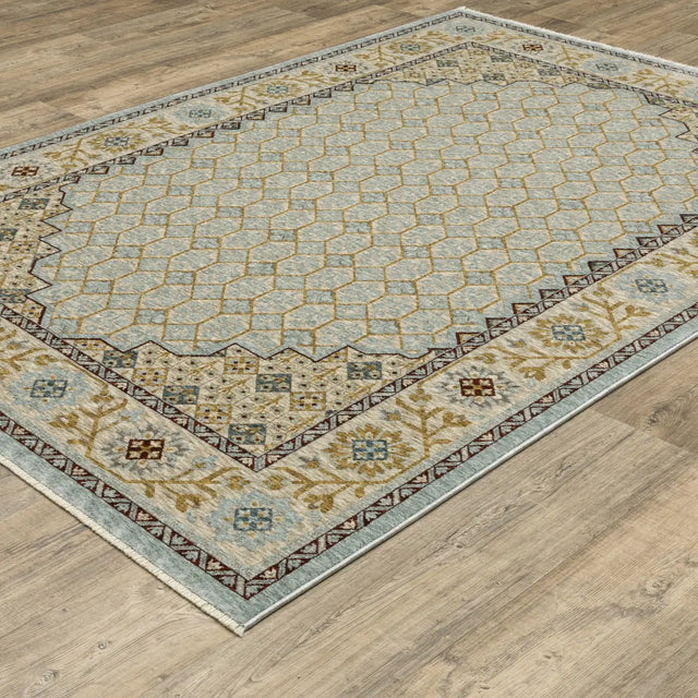 Oriental Weavers Sphinx Capella CAP02 Gold Rugs - angle detail