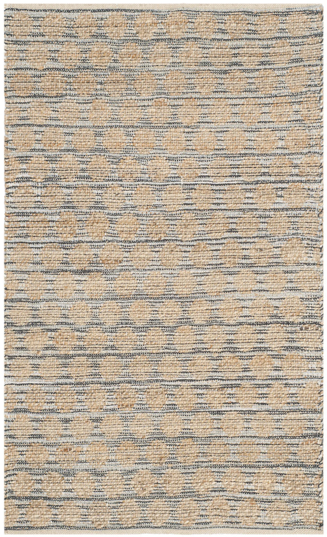Safavieh Cape Cod 3'-0" x 5'-0" Rug in Black / Natural