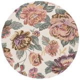 Safavieh Jardin 6'-0" x 6'-0" Rug in Ivory / Red