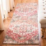 Safavieh Saffron 2'-3" x 8'-0" Rug in Beige / Red