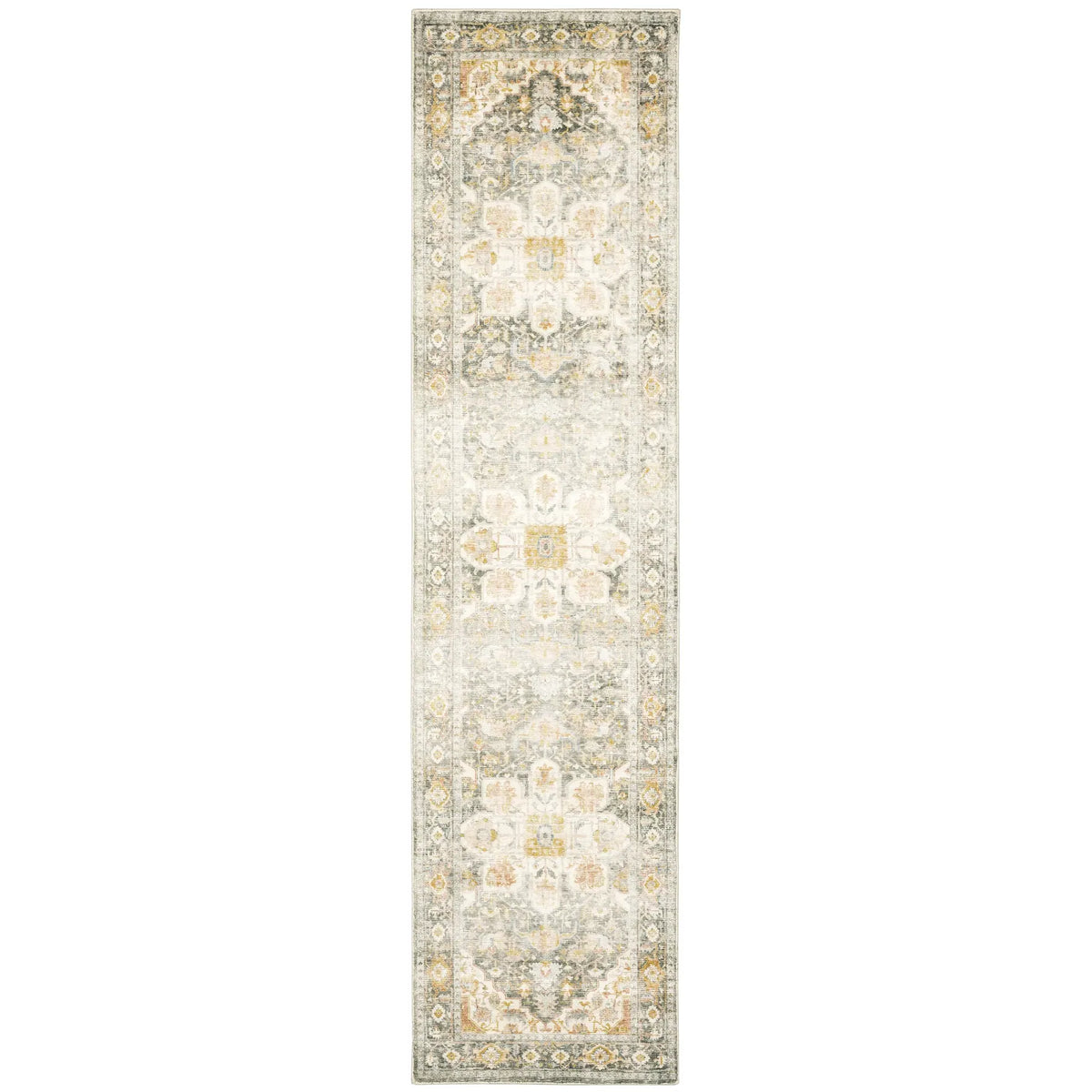 Oriental Weavers Savoy 28103 Grey/ Gold Rug - runner