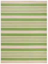 Safavieh Courtyard 10'-0" x 14'-0" Rug in Green / Beige
