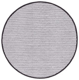 Safavieh Montauk 6'-0" x 6'-0" Rug in Charcoal / Ivory