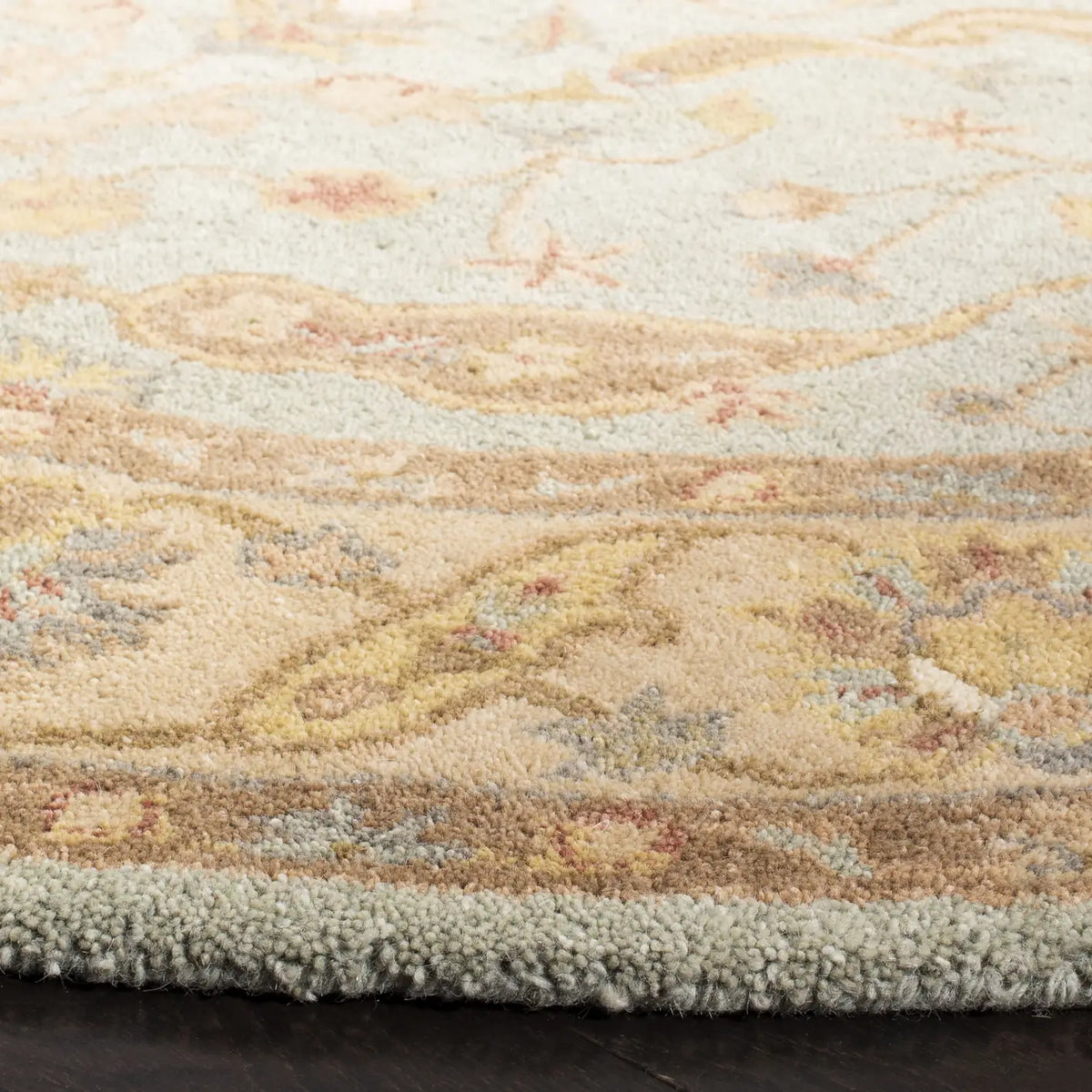 Safavieh Antiquity 6'-0" x 6'-0" Rug in Teal / Beige
