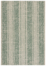 Safavieh Courtyard 4'-0" x 5'-7" Rug in Beige / Dark Green