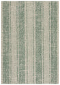 Safavieh Courtyard 4'-0" x 5'-7" Rug in Beige / Dark Green