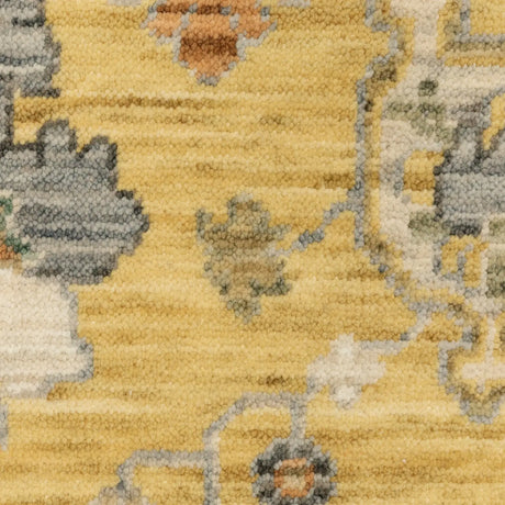 Oriental Weavers Sphinx LUCCA 2863G Yellow Floral Rugs - room scene 2