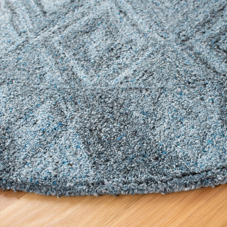 Safavieh Abstract 6'-0" x 6'-0" Rug in Blue / Black