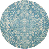 Safavieh Restoration Vintage 6'-0" x 6'-0" Rug in Light Blue / Ivory