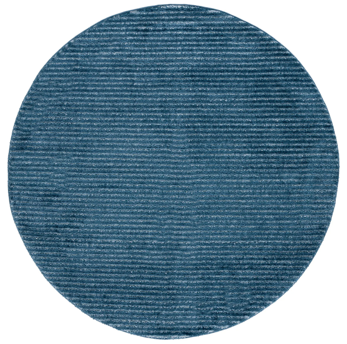 Safavieh Penelope Shag 6'-7" x 6'-7" Rug in Navy / Ivory