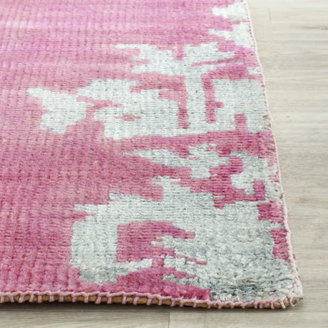 Safavieh Stone Wash 2'-6" x 10'-0" Rug in Fuchsia