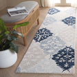 Safavieh Ebony 2'-3" x 9'-0" Rug in Blue / Ivory
