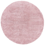 Safavieh August Shag 500 6'-7" x 6'-7" Rug in Pink