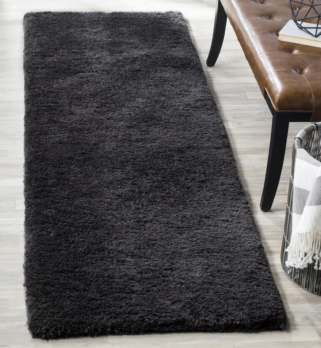 Safavieh Sheep Shag 2'-3" x 6'-0" Rug in Charcoal