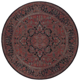 Safavieh Journey 5'-0" x 5'-0" Rug in Navy / Red
