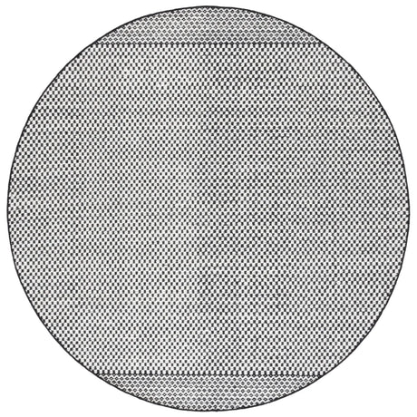 Safavieh Vermont 6'-0" x 6'-0" Rug in Black / Ivory