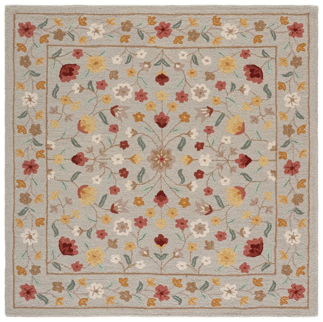 Safavieh Chelsea 6'-0" x 6'-0" Rug in Grey / Red
