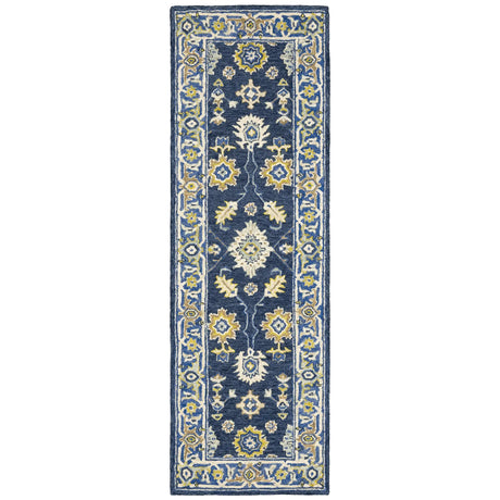 Oriental Weavers Sphinx Alfresco 28405 Navy / Blue Rugs - runner