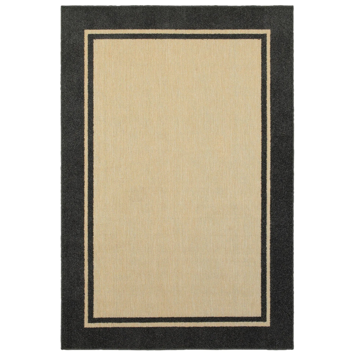 Oriental Weavers Sphinx Cayman 5594K Sand / Charcoal Rugs - main flat