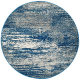 Safavieh Evoke 5'-3" x 5'-3" Rug in Navy / Ivory