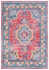 Safavieh Madison 4'-0" x 6'-0" Rug in Orange / Light Blue