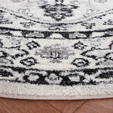 Safavieh Tulum 6'-7" x 6'-7" Rug in Ivory / Black