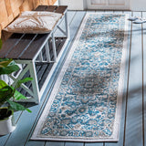 Safavieh Cabana 2'-2" x 11'-0" Rug in Navy / Grey