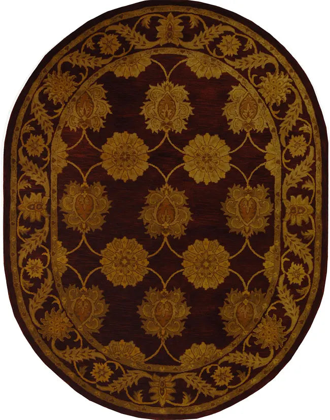 Safavieh Heritage 7'-6" x 9'-6" Rug in Maroon