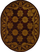 Safavieh Heritage 7'-6" x 9'-6" Rug in Maroon