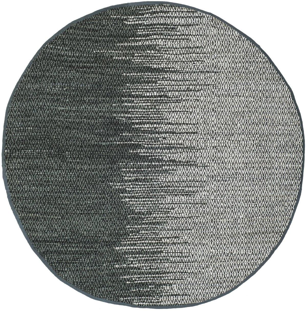 Safavieh Vintage Leather 6'-0" x 6'-0" Rug in Light Grey / Charcoal