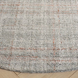 Safavieh Abstract 6'-0" x 6'-0" Rug in Grey / Rust