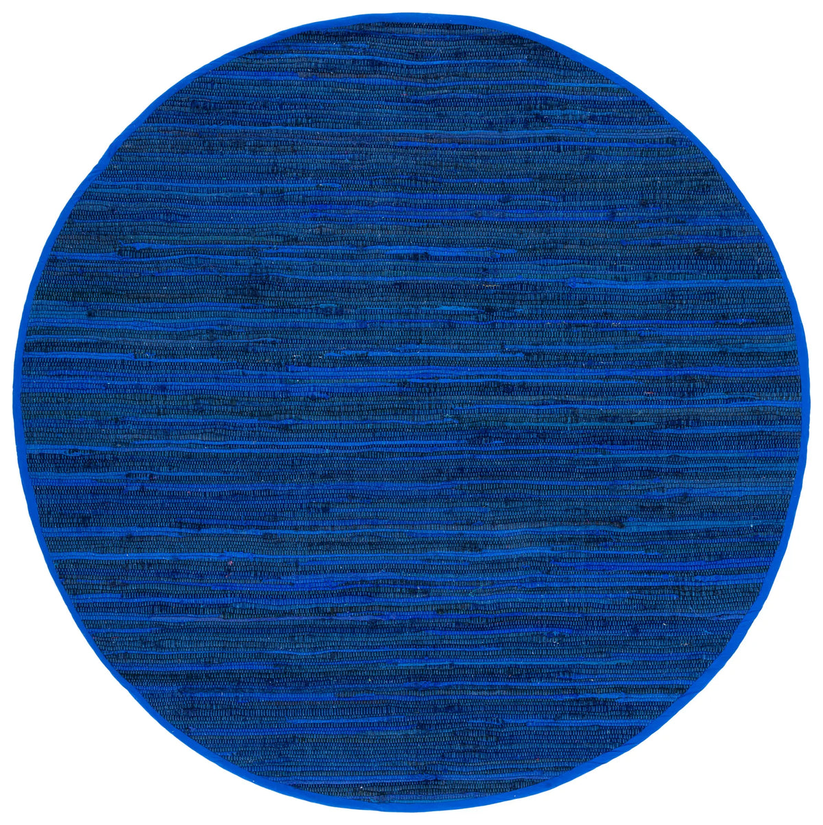 Safavieh Rag Rug 6'-0" x 6'-0" Rug in Blue / Multi