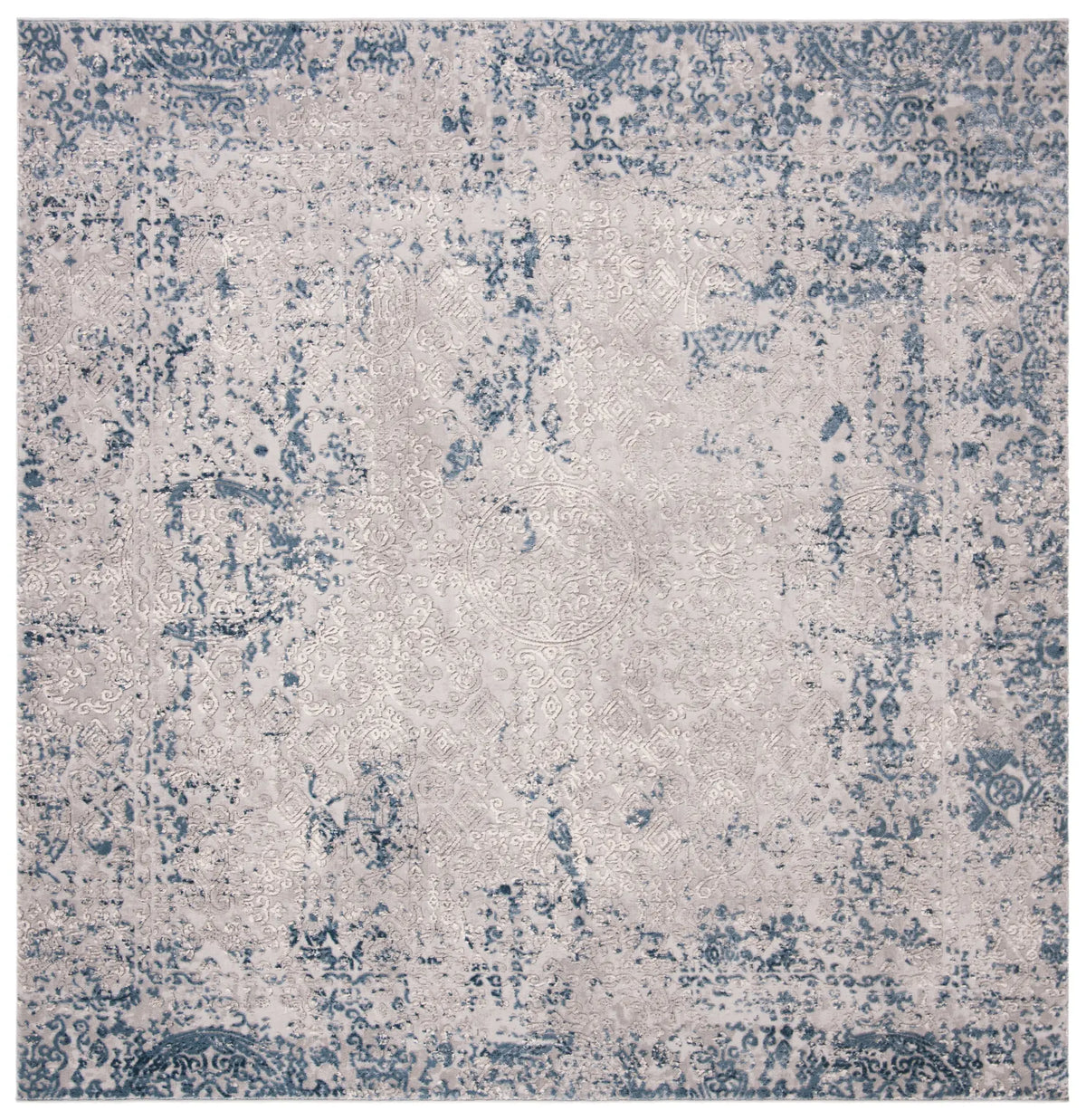Safavieh Invista 6'-7" x 6'-7" Rug in Grey / Ivory