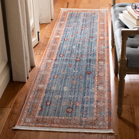 Safavieh Kenitra 600 2'-2" x 10'-0" Rug in Blue / Red