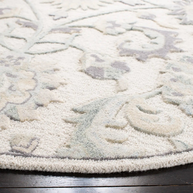 Safavieh Glamour 6'-0" x 6'-0" Rug in Ivory / Grey