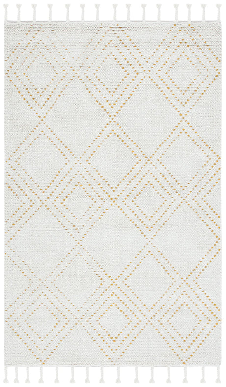 Safavieh Casablanca 4'-0" x 6'-0" Rug in Ivory / Gold