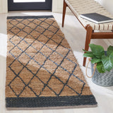 Safavieh Natural Fiber 2'-6" x 8'-0" Rug in Natural / Black